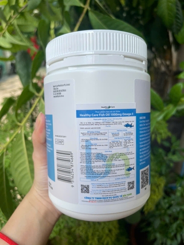 Dầu cá Healthy Care Fish Oil 1000mg Omega-3 400 viên