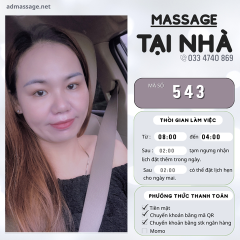 SỐ 543: MASSAGE TẠI NHÀ ĐÀ NẴNG