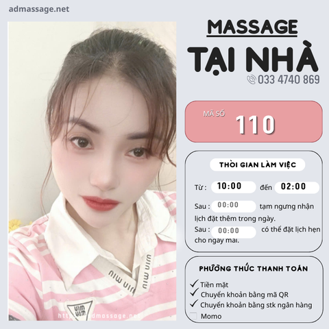 SỐ 110: MASSAGE TẠI NHÀ HÀ NỘI