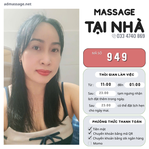 SỐ 949: MASSAGE TẠI NHÀ TPHCM
