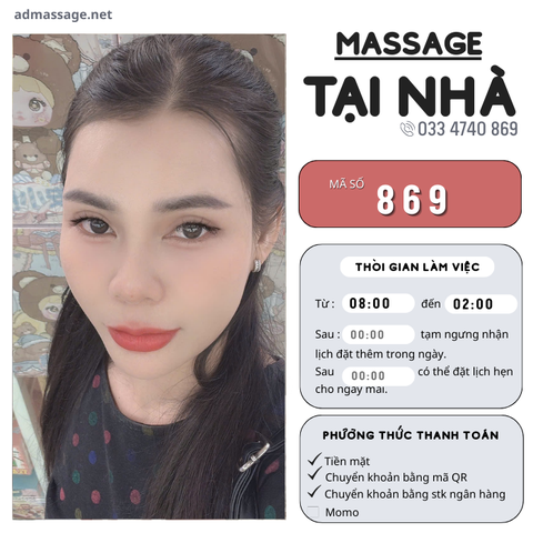 SỐ 869: MASSAGE TẠI NHÀ TPHCM