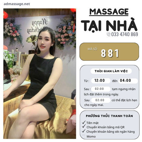 SỐ 881: MASSAGE TẠI NHÀ TPHCM