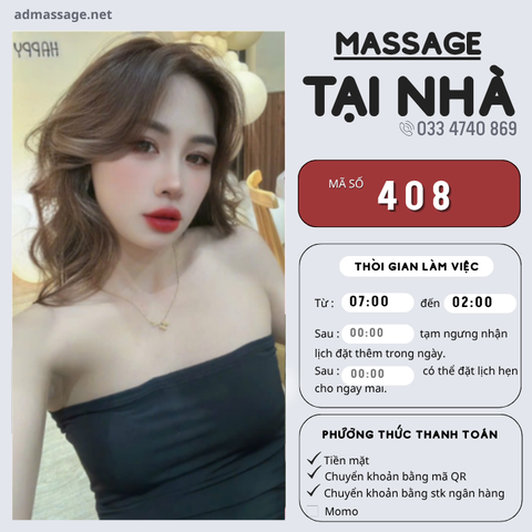 Số 408 : DỊCH VỤ MASSAGE TẠI NHÀ & KHÁCH SẠN ĐÀ LẠT