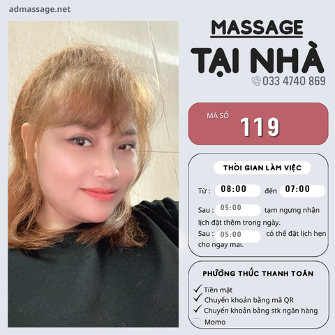 SỐ 119: MASSAGE TẠI NHÀ HÀ NỘI