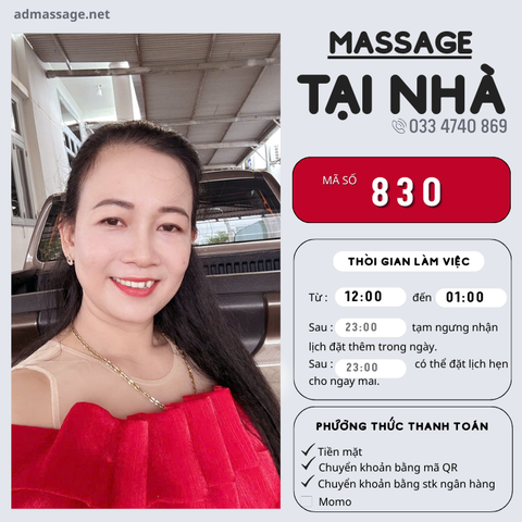 SỐ 830: MASSAGE TẠI NHÀ TPHCM