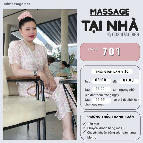 SỐ 701: MASSAGE TẠI NHÀ NHA TRANG