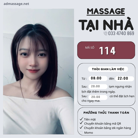 SỐ 114: MASSAGE TẠI NHÀ HÀ NỘI