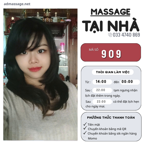 SỐ 909: MASSAGE TẠI NHÀ TPHCM