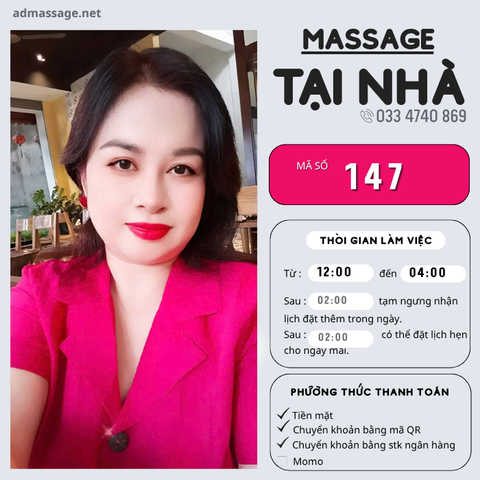 SỐ 147: MASSAGE TẠI NHÀ HÀ NỘI
