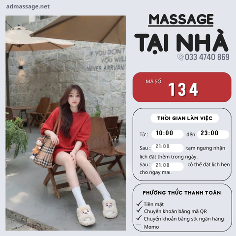 SỐ 134: MASSAGE TẠI NHÀ HÀ NỘI