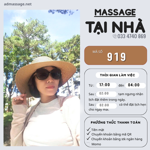 SỐ 919: MASSAGE TẠI NHÀ TPHCM