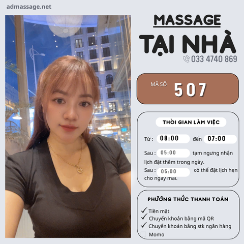 SỐ 507: MASSAGE TẠI NHÀ ĐÀ NẴNG