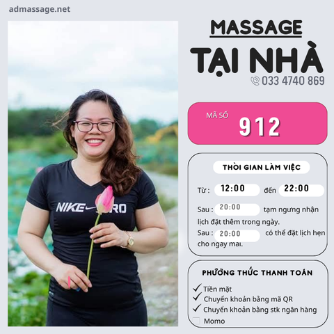 SỐ 912: MASSAGE TẠI NHÀ TPHCM