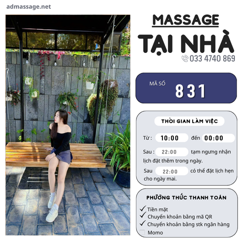 SỐ 831: MASSAGE TẠI NHÀ TPHCM