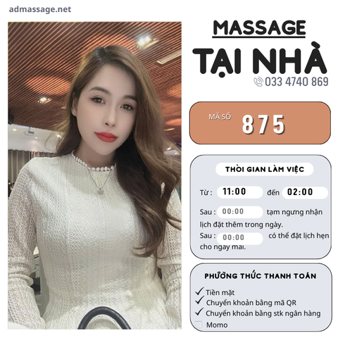 SỐ 875: MASSAGE TẠI NHÀ TPHCM