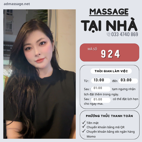 SỐ 924: MASSAGE TẠI NHÀ TPHCM