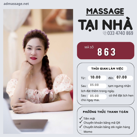 SỐ 863: MASSAGE TẠI NHÀ TPHCM