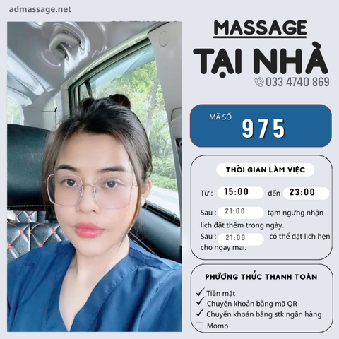 SỐ 975: MASSAGE TẠI NHÀ HCM
