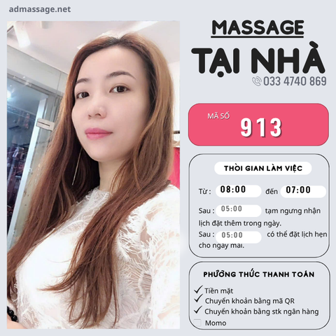 SỐ 913: MASSAGE TẠI NHÀ TPHCM