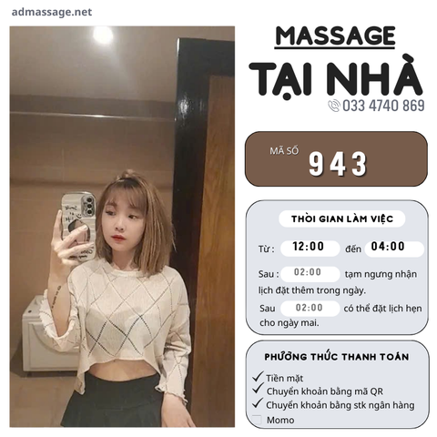 SỐ 943: MASSAGE TẠI NHÀ TPHCM