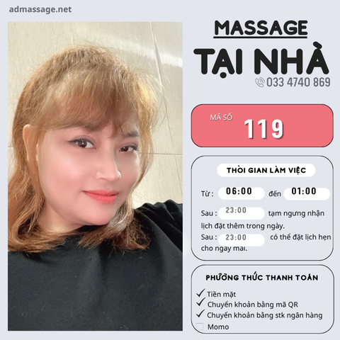 SỐ 119: MASSAGE TẠI NHÀ HÀ NỘI