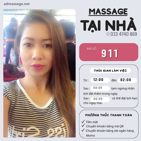 SỐ 911: MASSAGE TẠI NHÀ TPHCM