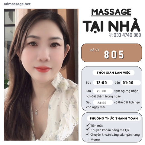 Số 805: MASSAGE TẠI NHÀ TPHCM