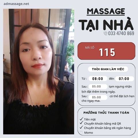 SỐ 115: MASSAGE TẠI NHÀ HÀ NỘI
