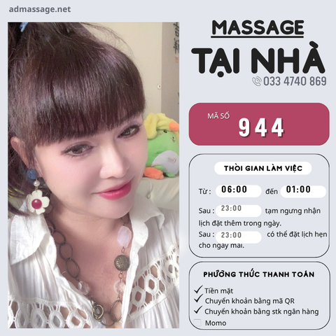 SỐ 944: MASSAGE TẠI NHÀ TPHCM