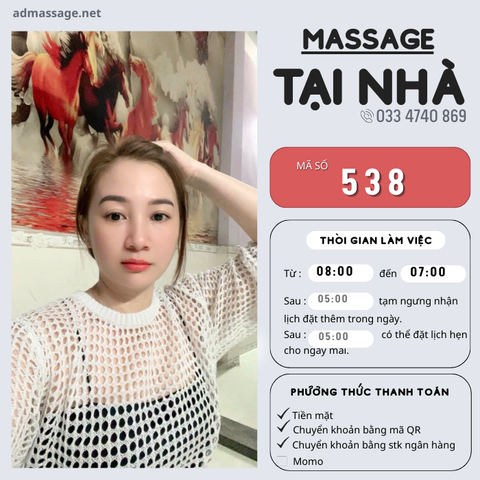 SỐ 538: MASSAGE TẠI NHÀ ĐÀ NẴNG