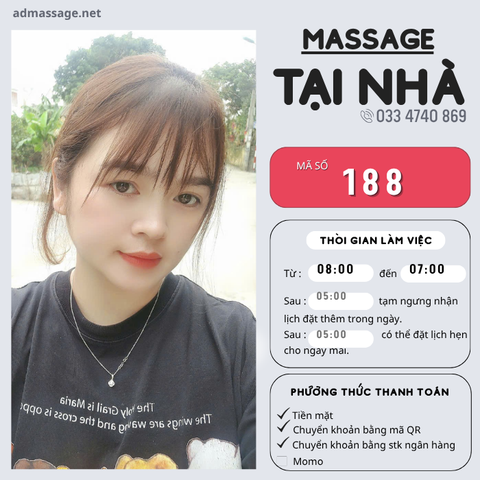 SỐ 188: MASSAGE TẠI NHÀ HÀ NỘI