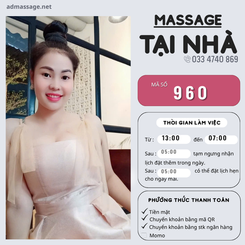 SỐ 960: MASSAGE TẠI NHÀ HCM