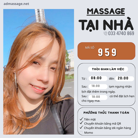 SỐ 959: MASSAGE TẠI NHÀ HCM