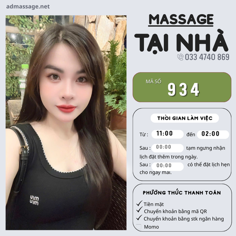 SỐ 934: MASSAGE TẠI NHÀ TPHCM