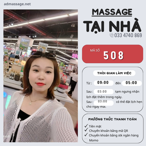 SỐ 508: MASSAGE TẠI NHÀ ĐÀ NẴNG