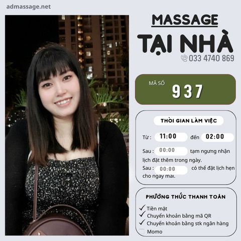 SỐ 937: MASSAGE TẠI NHÀ TPHCM