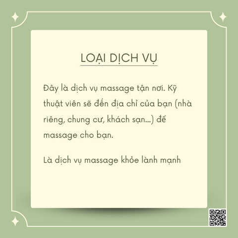 SỐ 189: MASSAGE TẠI NHÀ HÀ NỘI