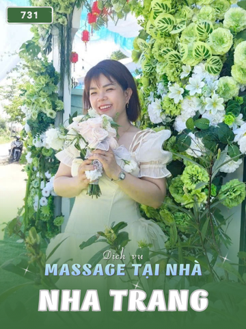 Số 731: MASSAGE TẠI NHÀ TP NHA TRANG (tại nhà, căn hộ, khách sạn,...)