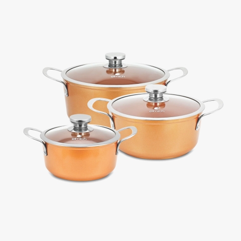 Bộ nồi phủ sứ cao cấp Elmich Royal