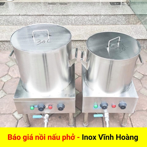 Báo giá nồi nấu phở tại hà nội - Inox Vĩnh Hoàng