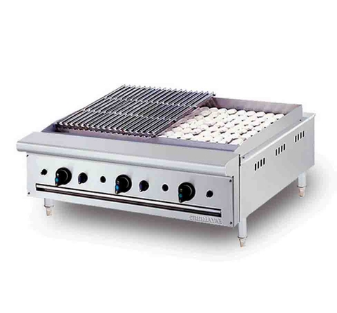 Bếp nướng than 3 họng gas
