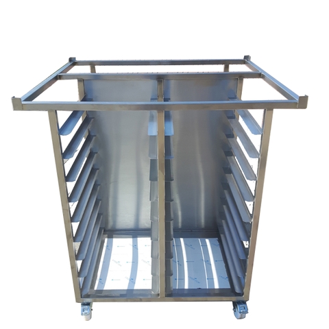 Xe đẩy inox có giá rời