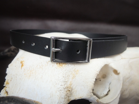 Thắt lưng SF4D 2.8cm bản nhỏ | Thắt lưng khoá inox Stanless Steel | Da bò nguyên miếng tặng đinh đục