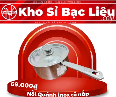 NỒI QUẤCH INOX CÓ NẮP