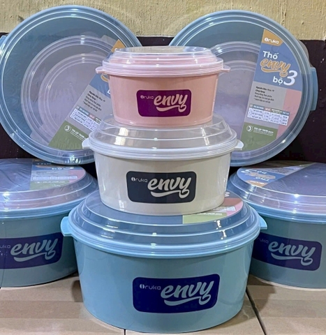 BỘ 3 THỐ TRÒN ENVY ĐỰNG THỰC PHẨM TRÒN (3)