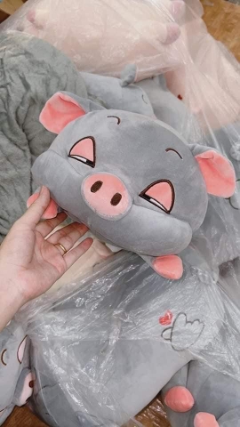 Gối Hình Heo Cute Siêu Mềm Êm (6)
