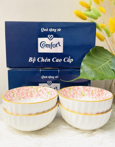BỘ 4 CHÉN HỘP QUÀ COMFO XỊN