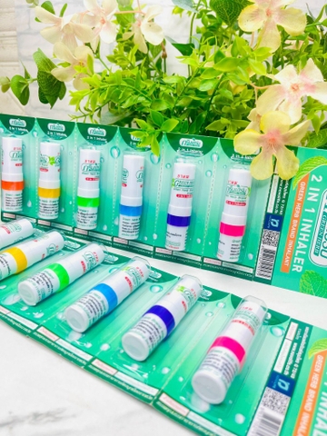 ỐNG DẦU HÍT THÁI XANH (2) (Hộp 60 ống)