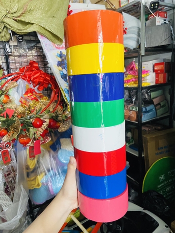 Băng Keo Màu 100 ya cuộn dầy to lõi nhỏ ( được lựa màu) (1)