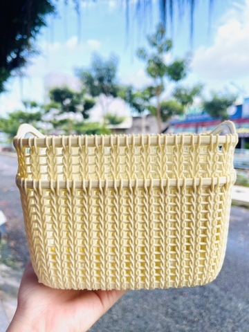 GIỎ ĐỰNG ĐỒ MINI GIẢ MÂY 21cm (1)